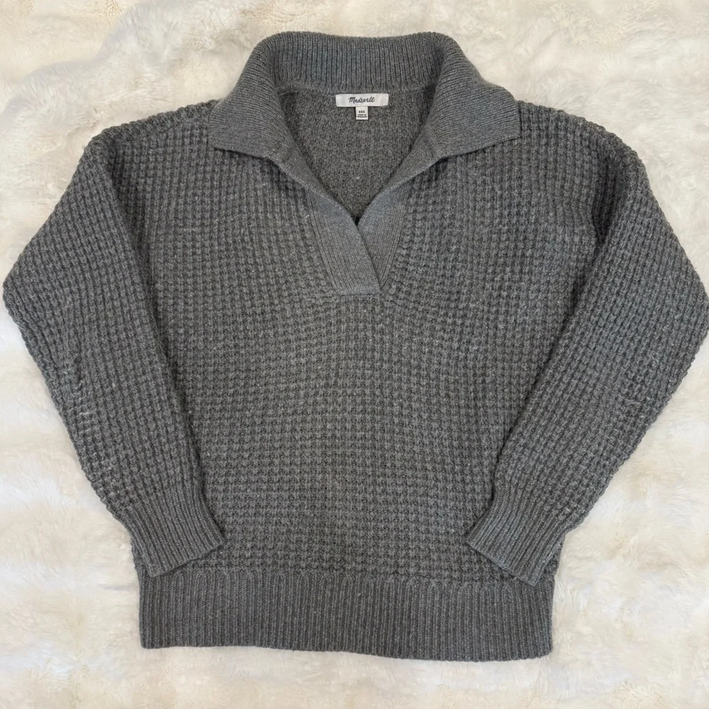 Madewell Waffle Knit Sweater
